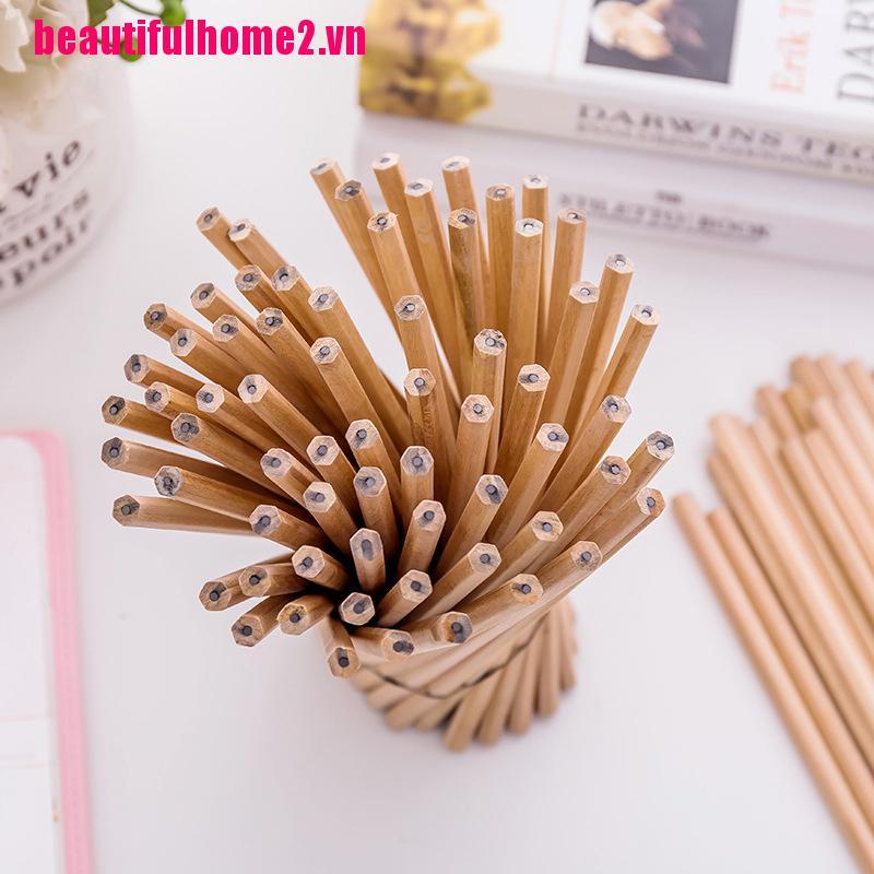 Bộ 10 bút chì bằng gỗ tự nhiên cho học sinh | BigBuy360 - bigbuy360.vn