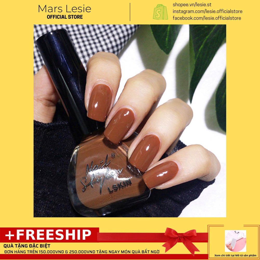 A23 Sơn Móng Tay Nail Styler A23 - Màu nâu chocolate - LESIE STORE