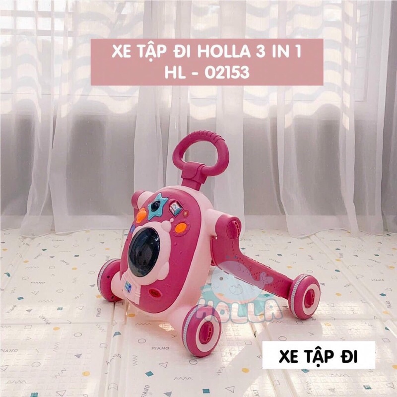 Xe Tập Đi Kiêm Xe Chòi Chân Và Scooter Đa Năng 3in1 Holla HL-02153 Cho Bé