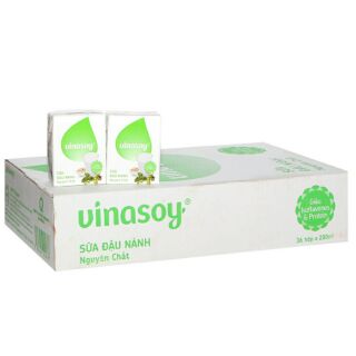 THÙNG 36 HỘP SỮA ĐẬU NÀNH NGUYÊN CHẤT VINASOY 200ML