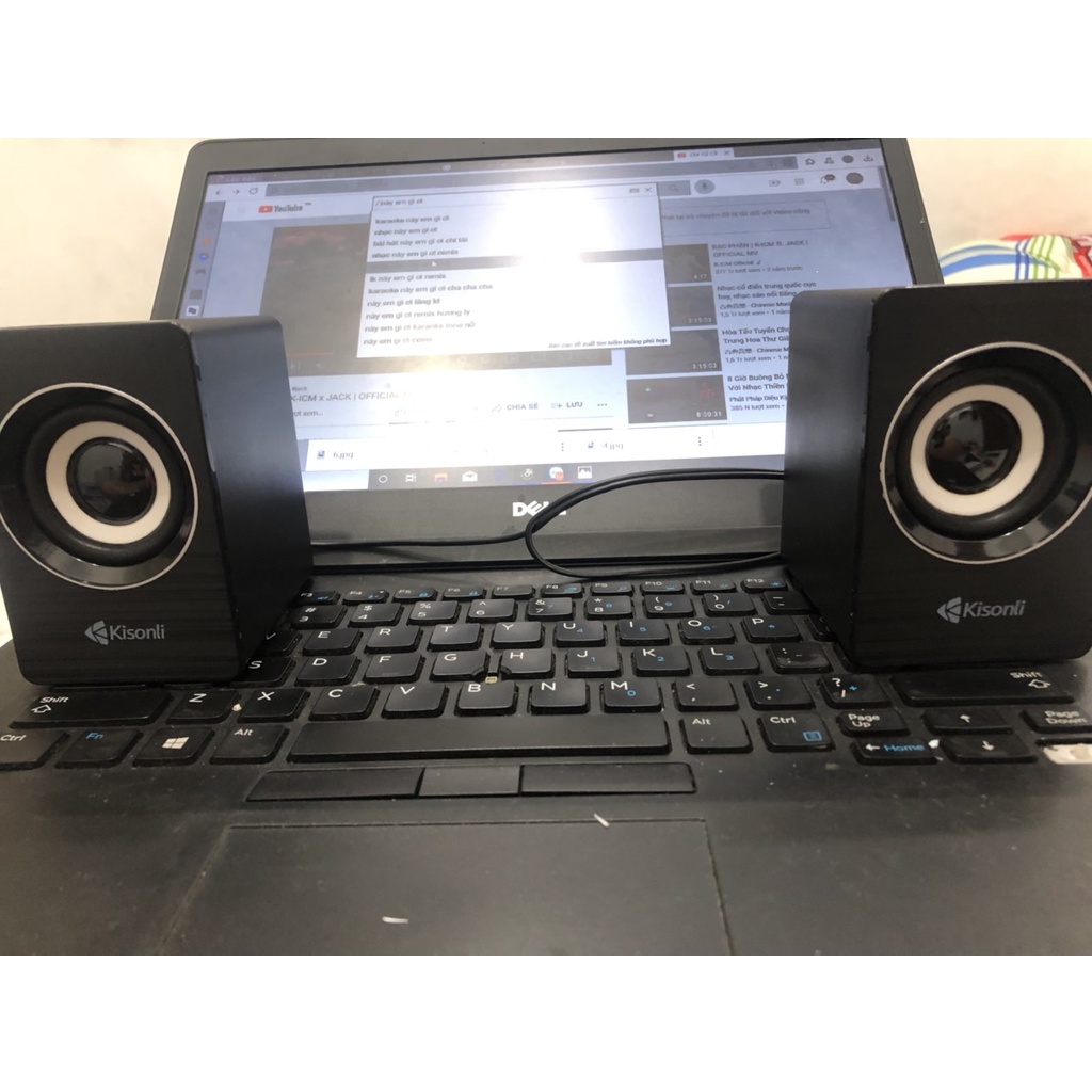 Loa 2.0 Kisonli A-707- Loa Vi Tính 2.0- Mới - Bảo Hành 12 Tháng