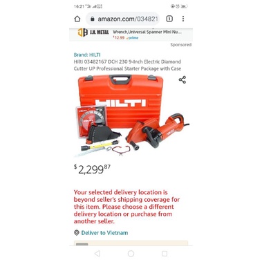 Máy cắt tường, bê tông HILTI DCH 230