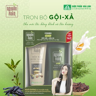 Trọn bộ dầu gội và dầu xả cho nữ dược liệu Nguyên Xuân cho mái tóc bồng bềnh tỏa hương - NX0911