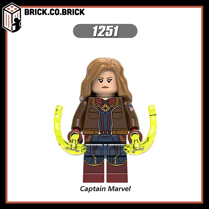 Đồ chơi Lắp ráp Minifigures và Lego Super Heroes Avengers 4 End Game Black Widow Hawkeye Pepper Captain Marvel X0256