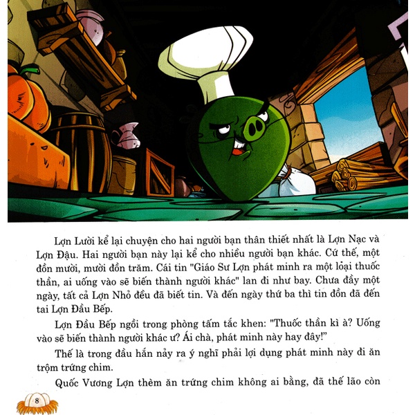 Sách Truyện Tranh Vui Nhộn Angry Birds - Viên Thuốc Thần Kỳ