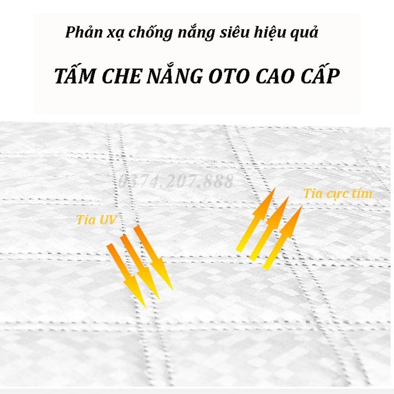 Bạt Che Kính Lái, Thảm Trải Chống Tia UV Bảo Vệ Phụ Kiện Bên Ngoài Xe  IKA.HOME