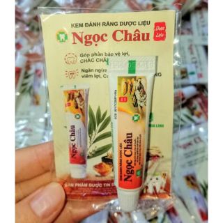 Combo 10 tuýp kem đánh răng Ngọc Châu dược liệu