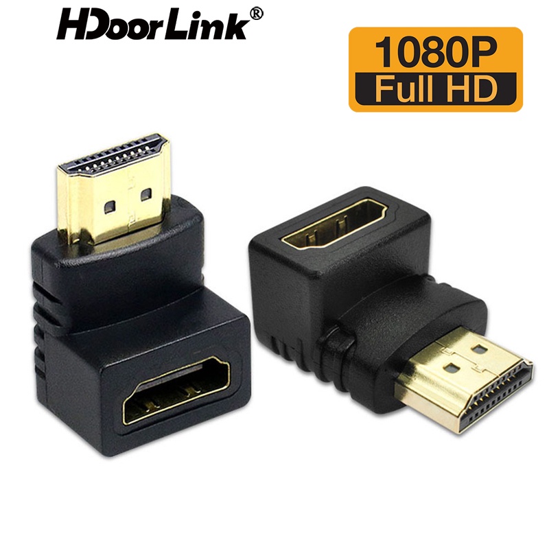 Đầu nối HDMI HDOORLINK bẻ góc 90 độ sang HDMI 270 độ