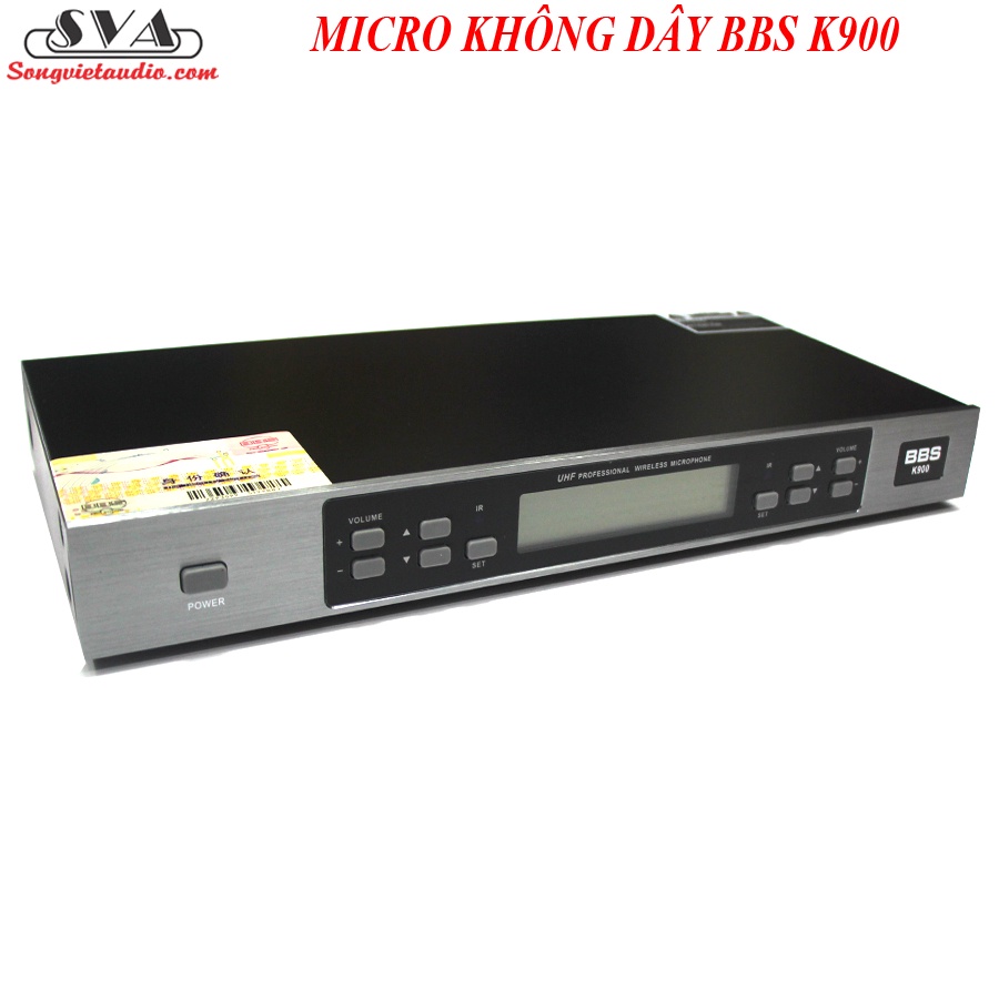 BỘ MICRO KHÔNG DÂY BBS K900 - NEW 2022