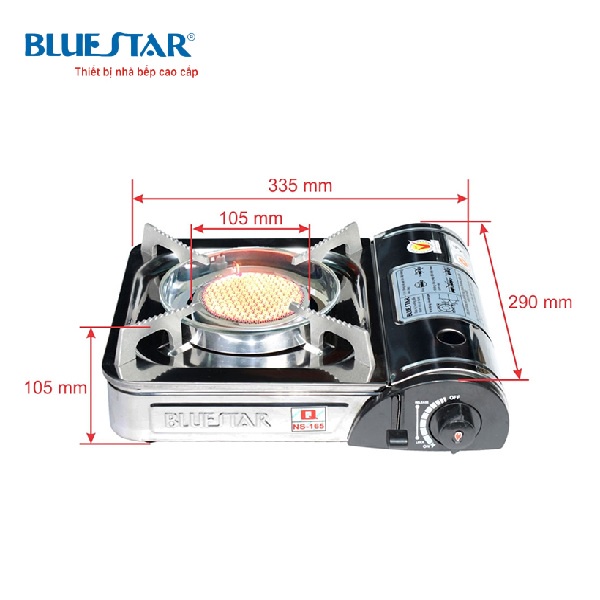 Bếp gas hồng ngoại BLUESTAR NS-165C