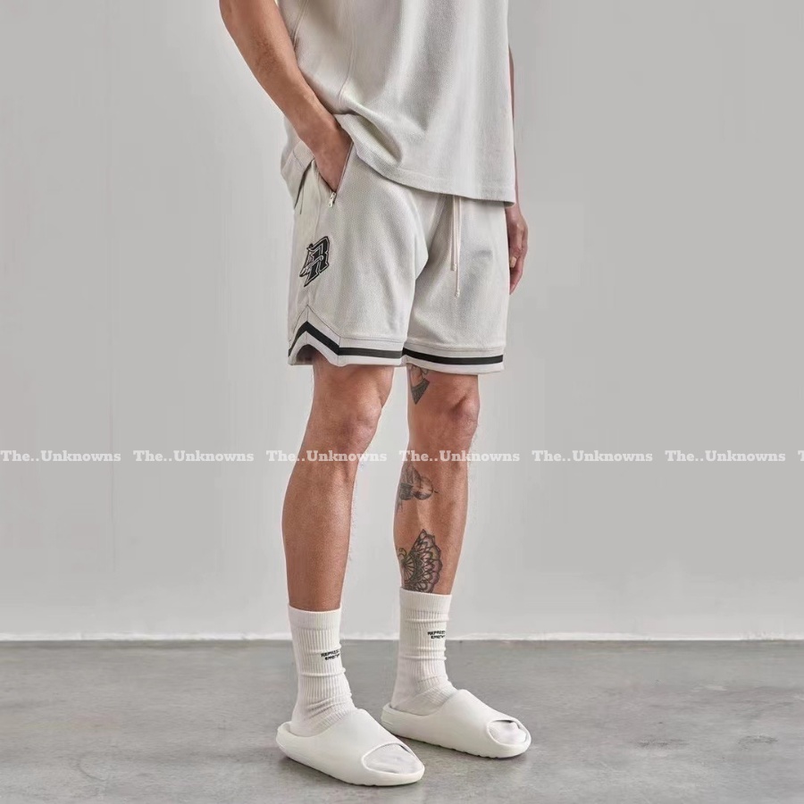 ⚡️-Quần Short REPRESENT BASKETBALL SHORTS-CONCRETE,quần short cao cấp full túi tag