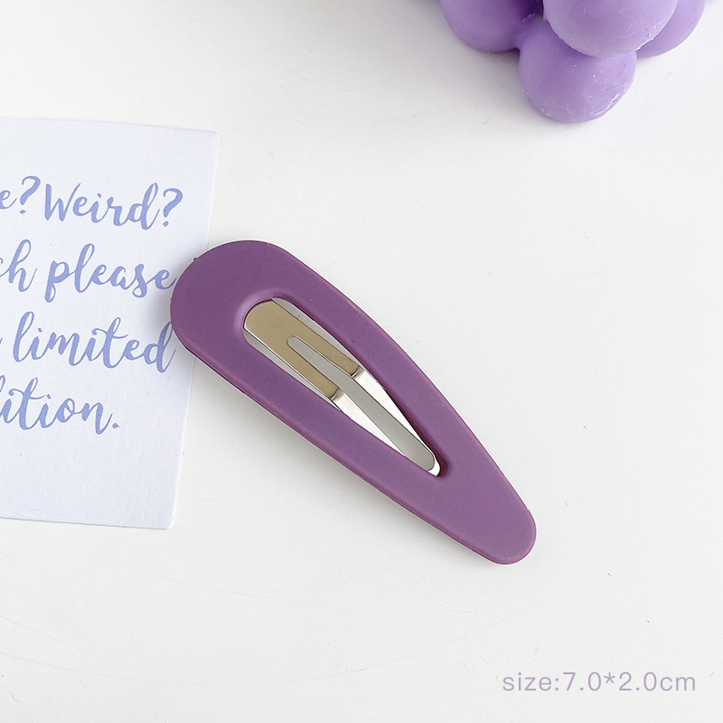 Kẹp Tóc Nhiều Kiểu Màu Tím Kiểu Hàn Quốc Xinh Xắn