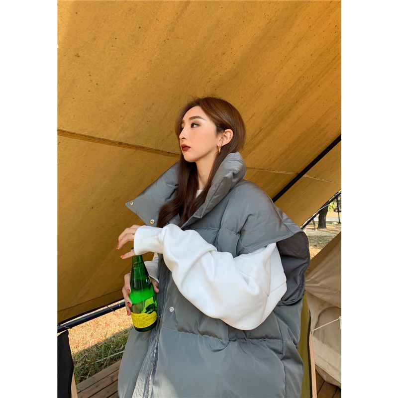 Áo khoác dáng rộng thoải mái thời trang phong cách Hàn Quốc