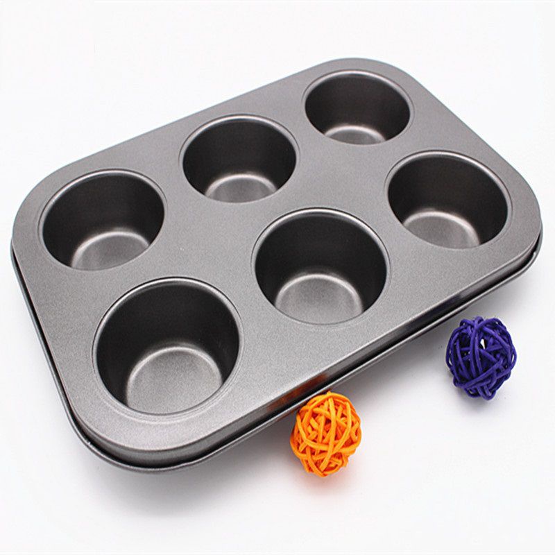 Khuôn Nướng Bánh Chống Dính 6 ô,,,