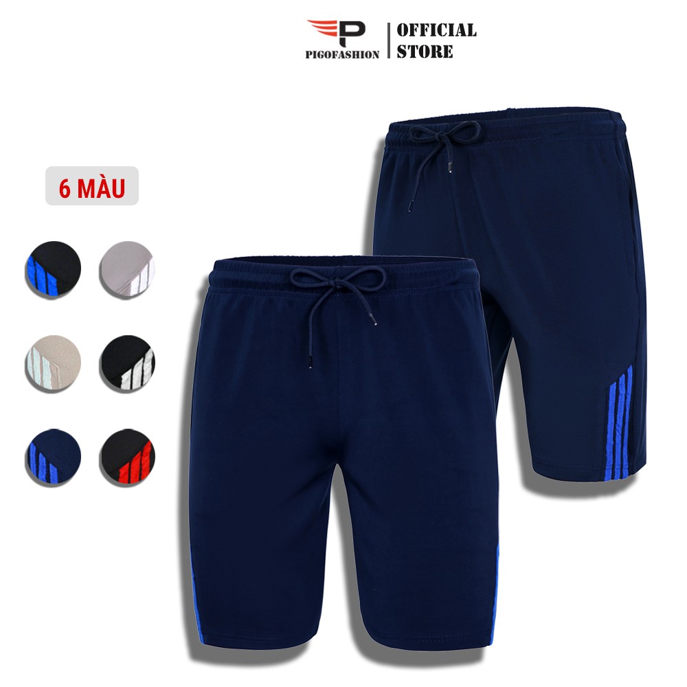 Quần đùi nam thể thao co giãn nhẹ có túi SPMQTTN01 PigoFashion chọn màu và size