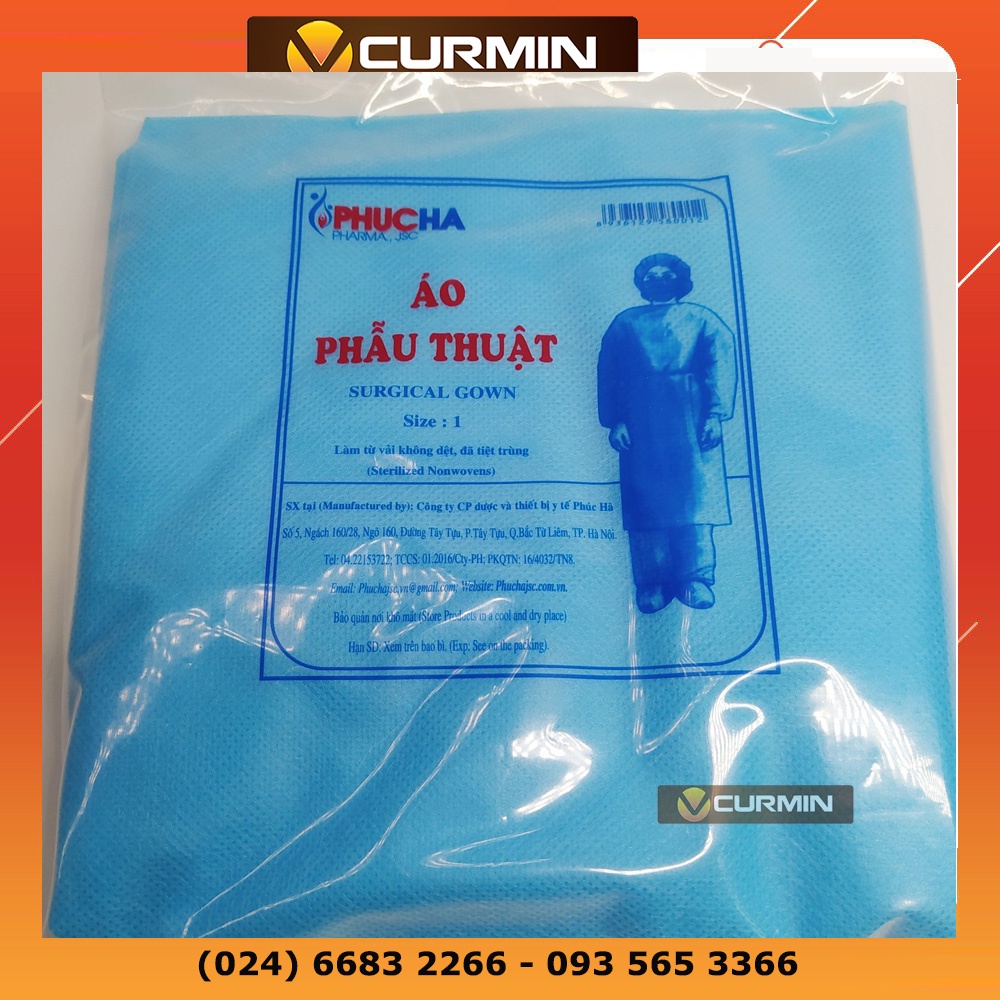 Áo phẫu thuật giấy Phúc Hà sử dụng một lần