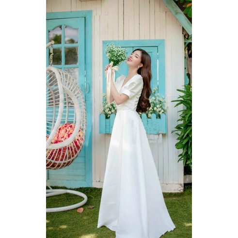 ĐẦM DẠ HỘI XẺ ĐÙI KẾT CƯỜM Full size S/M/L/XL