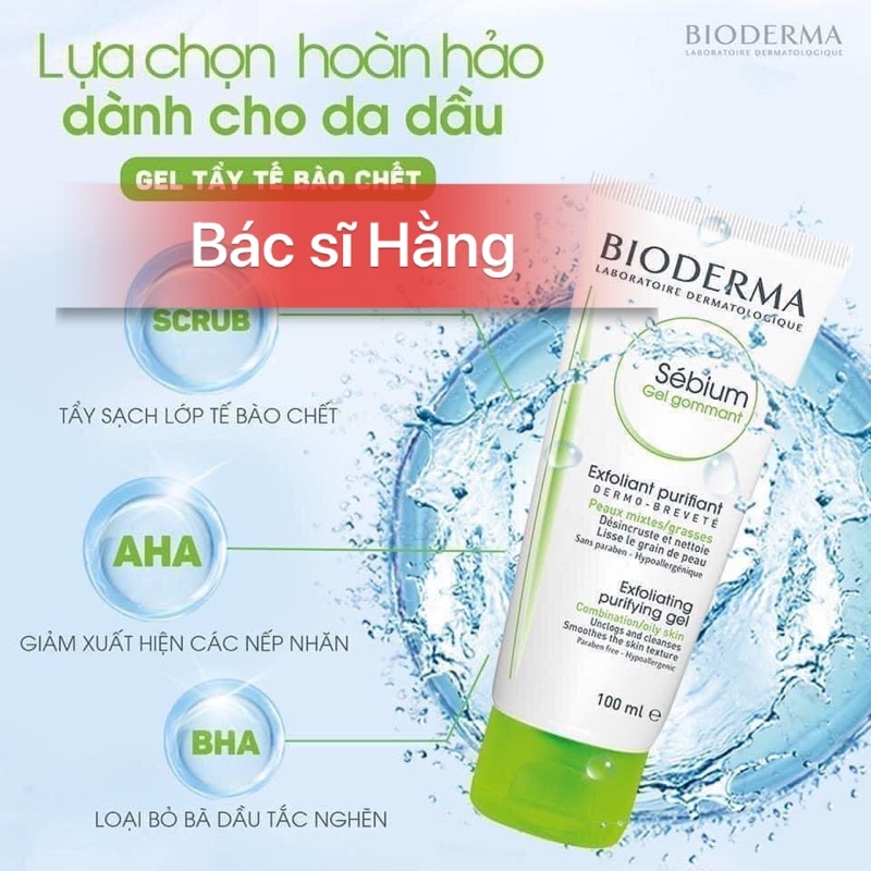 ✅[CHÍNH HÃNG] GEL TẨY DA CHẾT SEBIUM 100ML