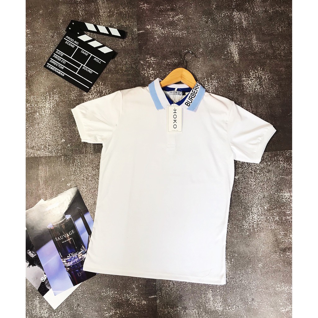 [DEAL KHỦNG] Áo Polo Cao Cấp ⚡ĐỦ SIZE 42 KG-80 KG ⚡  Áo PoloBur.be.rry logo thêu cổ M | BigBuy360 - bigbuy360.vn