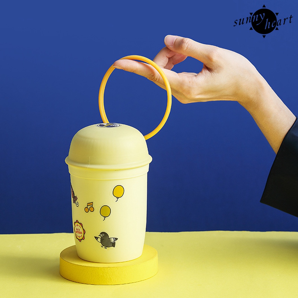 1 Set Cốc Uống Sữa Kèm Muỗng Dung Tích Lớn Không BPA Cho Bé