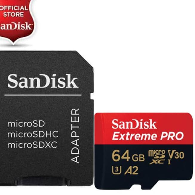 Linh Kiện Điện Tử Sandisk Extreme Pro Microsd 64gb A2 170mb / S V30 U3 4k