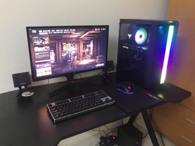 Bàn gaming Iron Man X3 giá siêu rẻ kt 60x1m2, cao 75cm | BigBuy360 - bigbuy360.vn