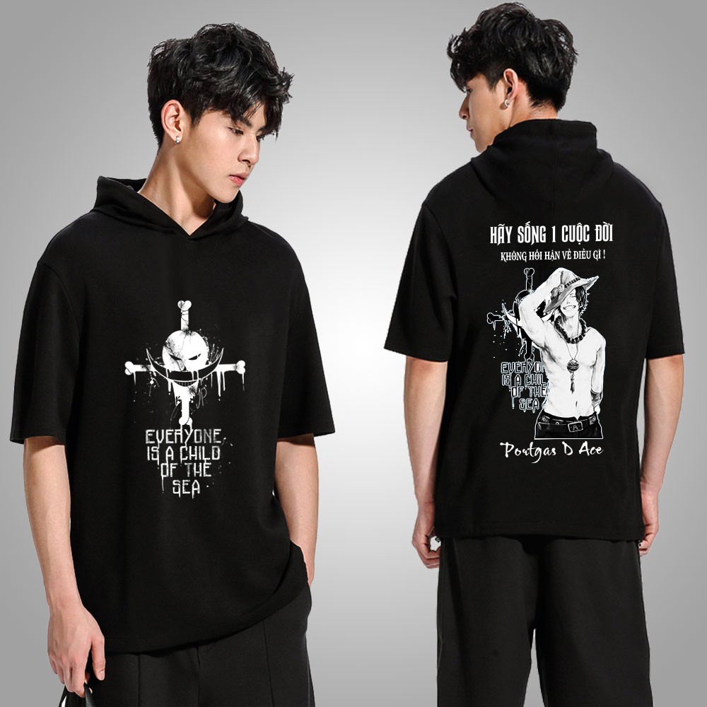 (SALE) BST Áo Thun Hoodie tay lỡ Attack On Titan - Anime cực chất | BigBuy360 - bigbuy360.vn