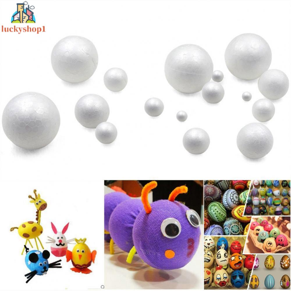 10 quả bóng xốp rắn polystyrene 50mm-100mm