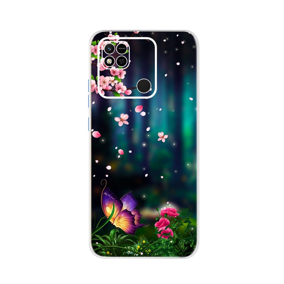Ốp Điện Thoại TPU Silicon Mềm Họa Tiết Cánh Bướm/Bông Hoa Xinh Xắn Cho Xaiomi Redmi 10A / Redmi 10 / Redmi 10C