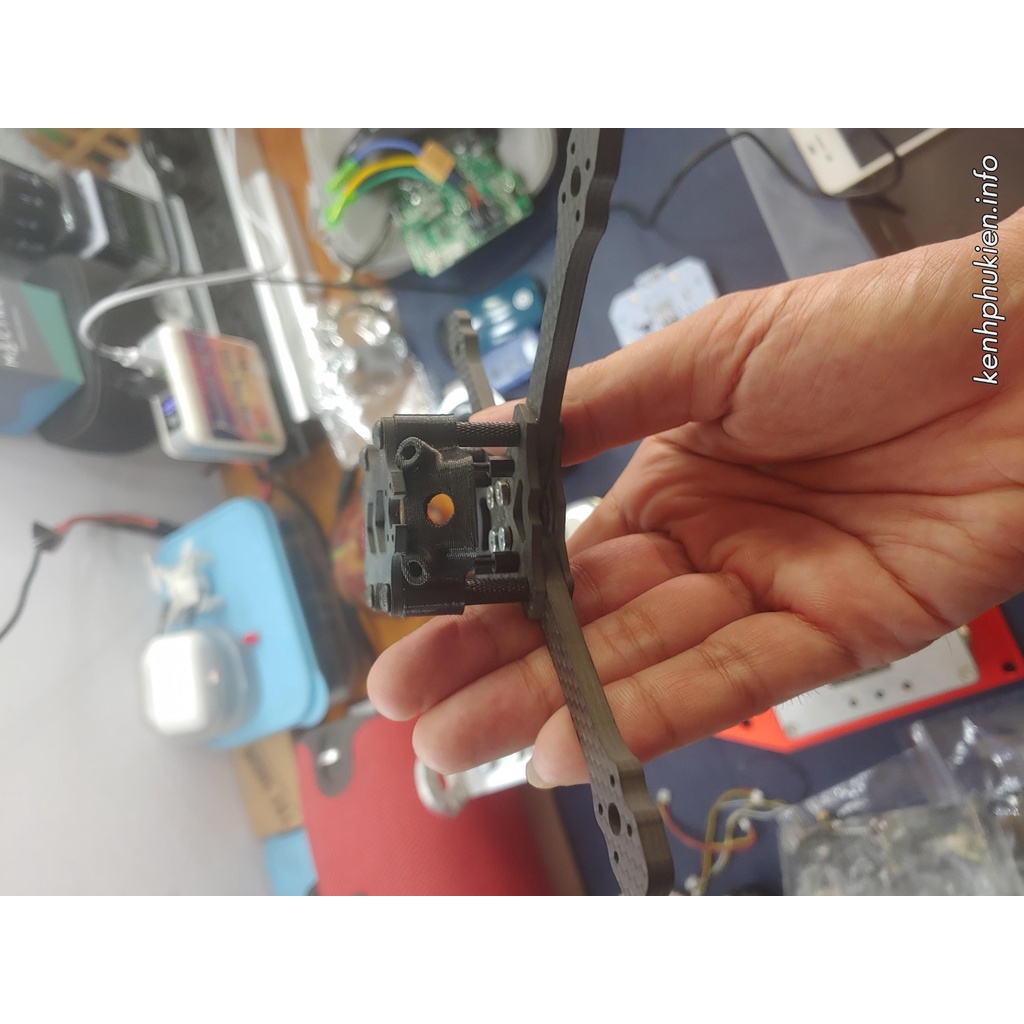 Khung kít carbon 3inch tay arm dày cho máy bay đk từ xa