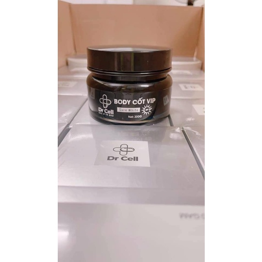 Kem body cốt vip dưỡng ẩm, nâng tone da nhanh 200g Dr Cell