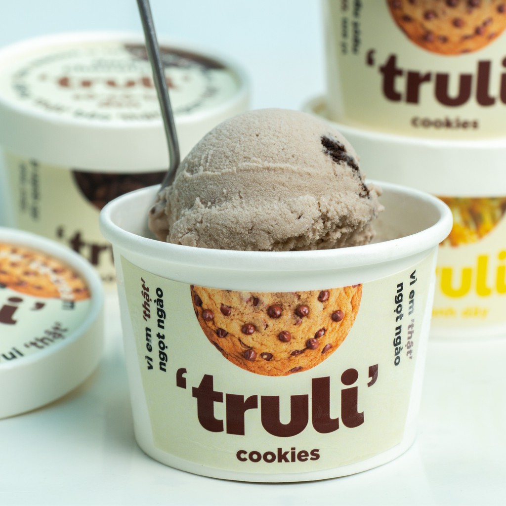 Kem Cookie Oreo Hũ 120ml/ 240ml - Kem Homemade Truli Ice cream