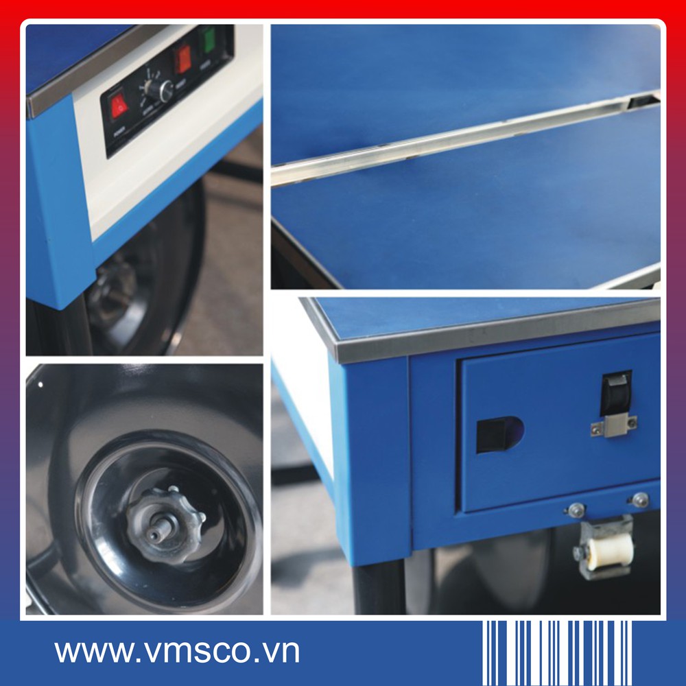 Máy đóng đai thùng carton bán tự động KZB-A