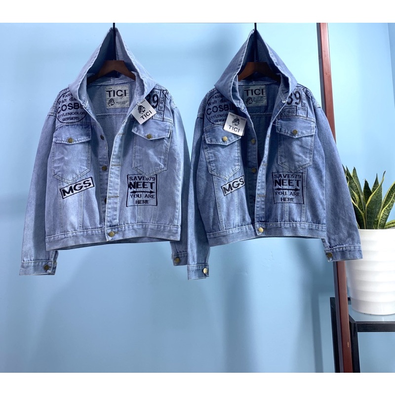 [THỜI TRANG HÈ] Áo Khoác Nữ Jean AIORI Áo Khoác Jeans Thời Trang Cao Cấp Có Nón Form Rộng Freesize Mẫu Thiết Kế Mới Nhất