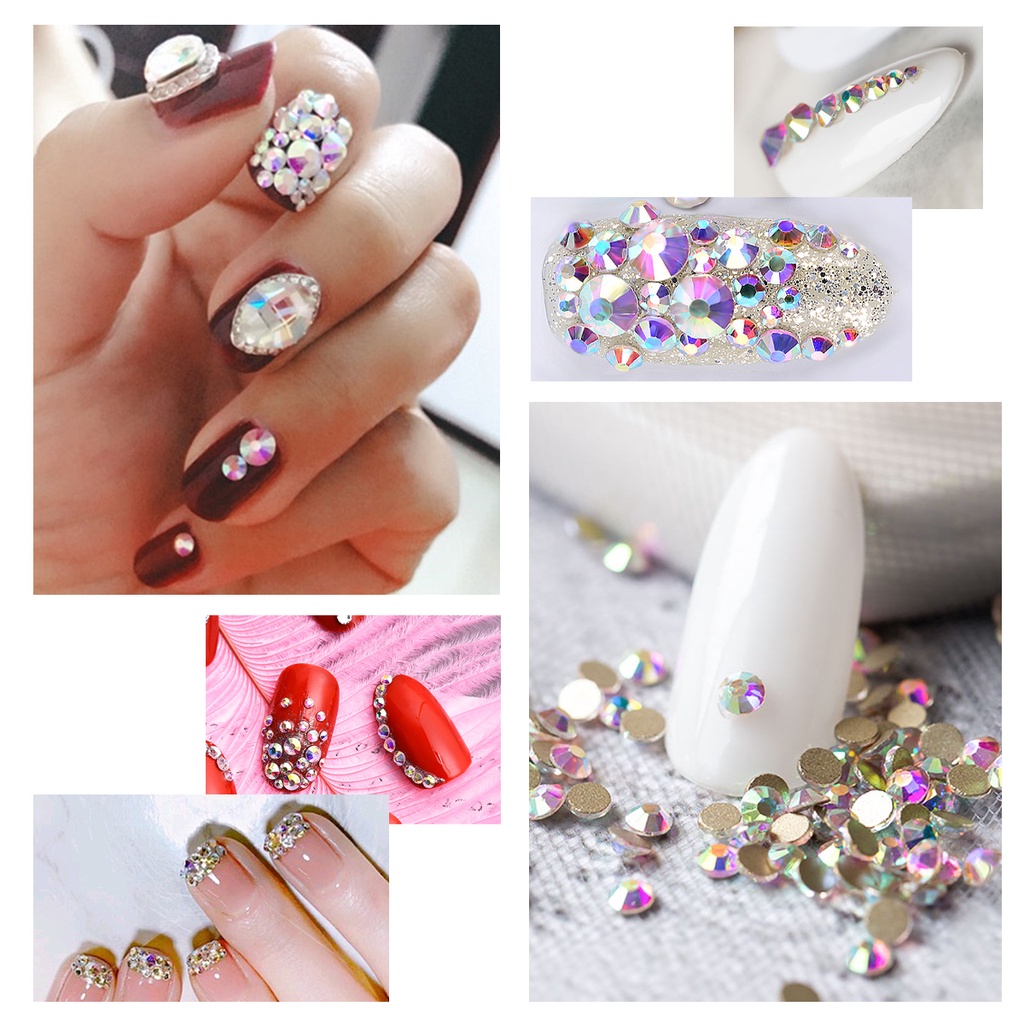 Bút sáp đính đá trang trí móng tay nghệ thuật MONJA DIY lấp lánh sử dụng tại nhà và salon