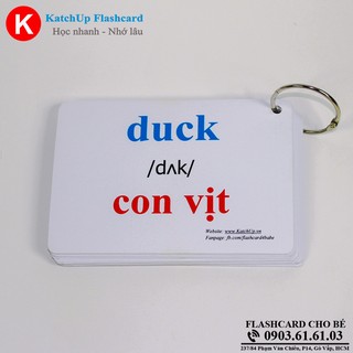 Flashcard tiếng Anh cho bé KatchUp - Con vật