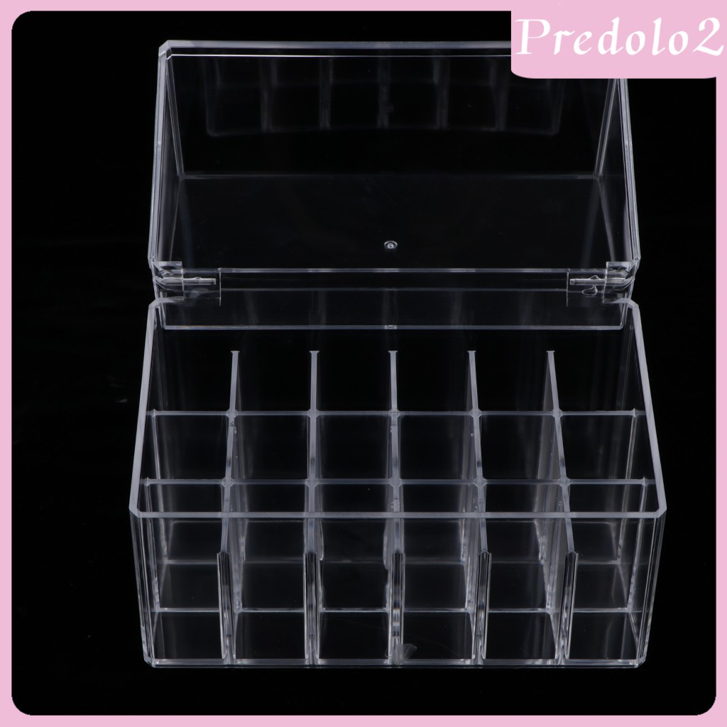 18 Acrylic Makeup Lipstick Storage Display Stand Rack Holder Cosmetic Organizer