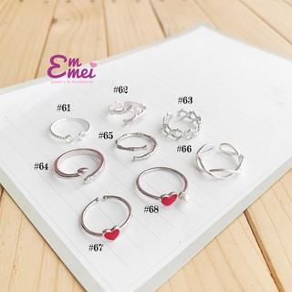 Nhập WAFANPCS Giảm 5% Cho Đơn Từ 100K Nhẫn bạc 925 nhẫn bạc pha thời trang ring 15