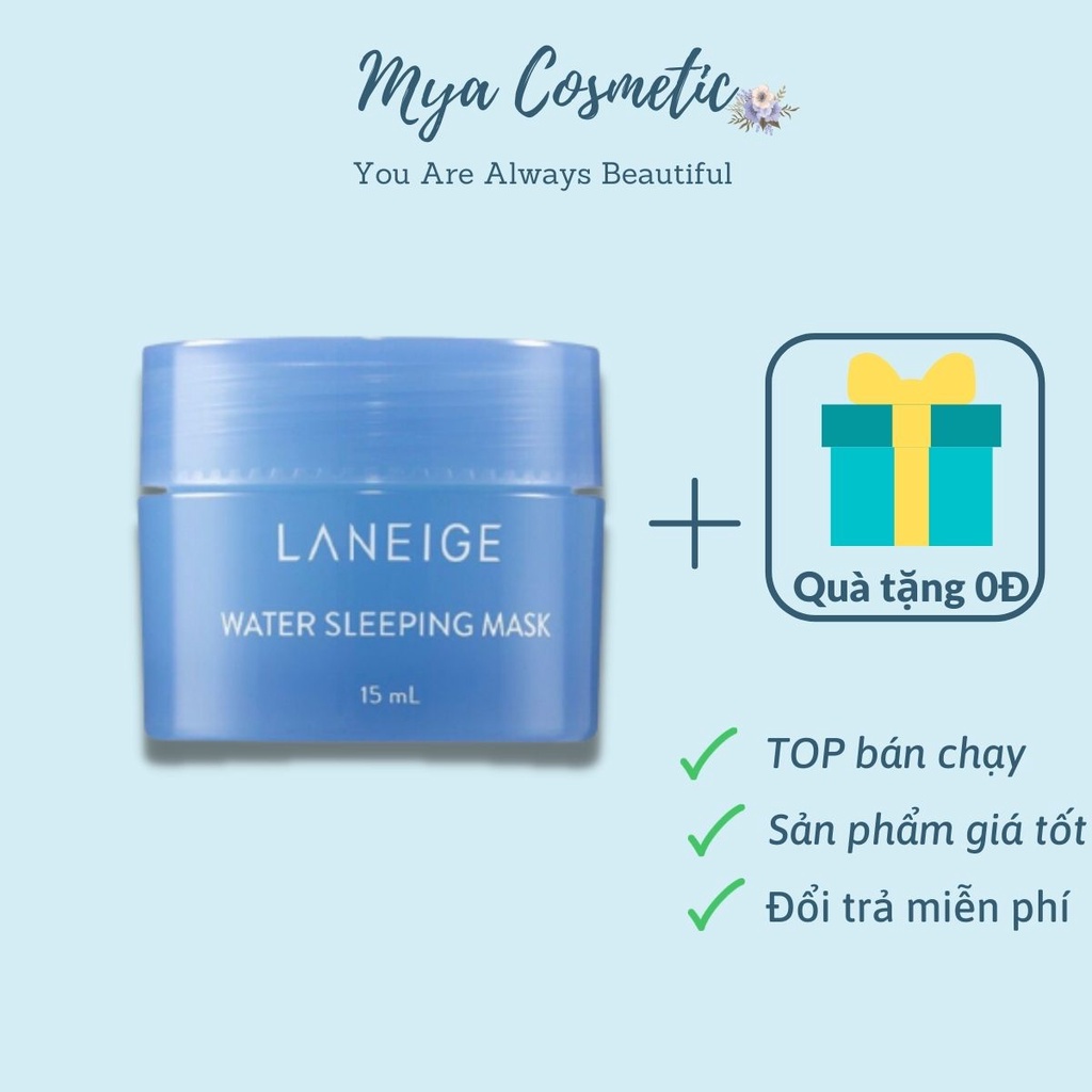 Mặt nạ ngủ Laneige Water Sleeping Mask 15ml dưỡng ẩm cấp nước cho da Mya Cosmetic