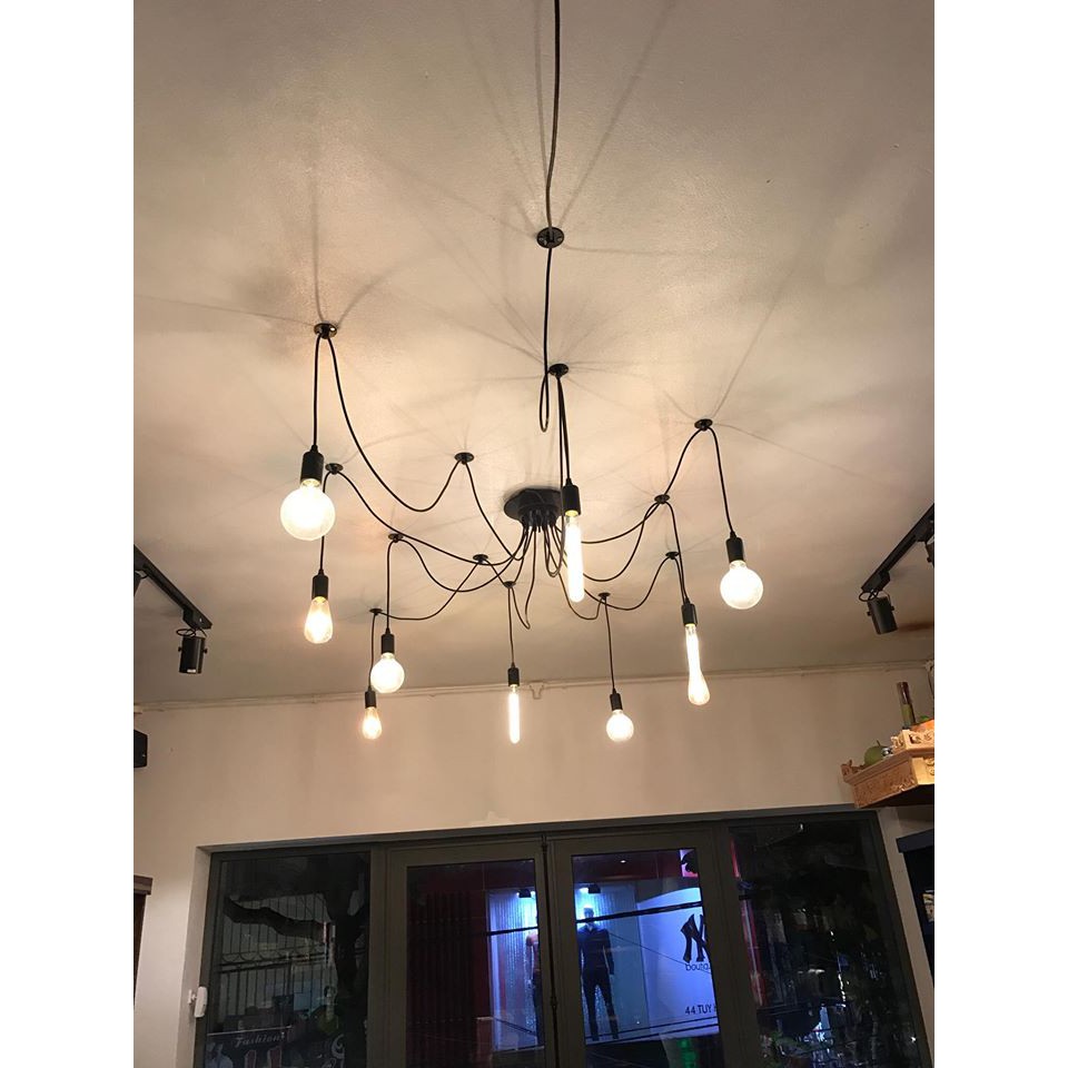 Đèn thả trần kiểu con nhện 10 đui - 8 đui LL-5035 - Chưa Bao Gồm Bóng - Energy Green Lighting - Decor trang trí