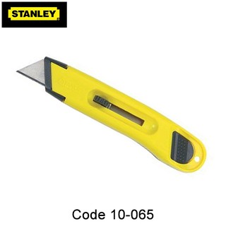 Dao rọc cáp cán vàng Stanley 18mm, thép không gỉ 10-265