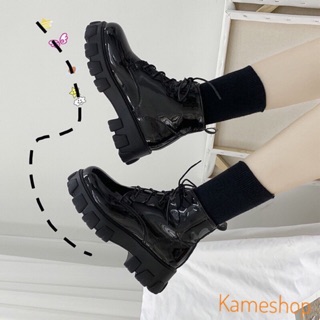 Giày ulzzang cao cổ đế đinh cá tính - S5