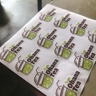 1000 Tem nhãn (5cmX5cm) miễn phí thiết kế theo yêu cầu