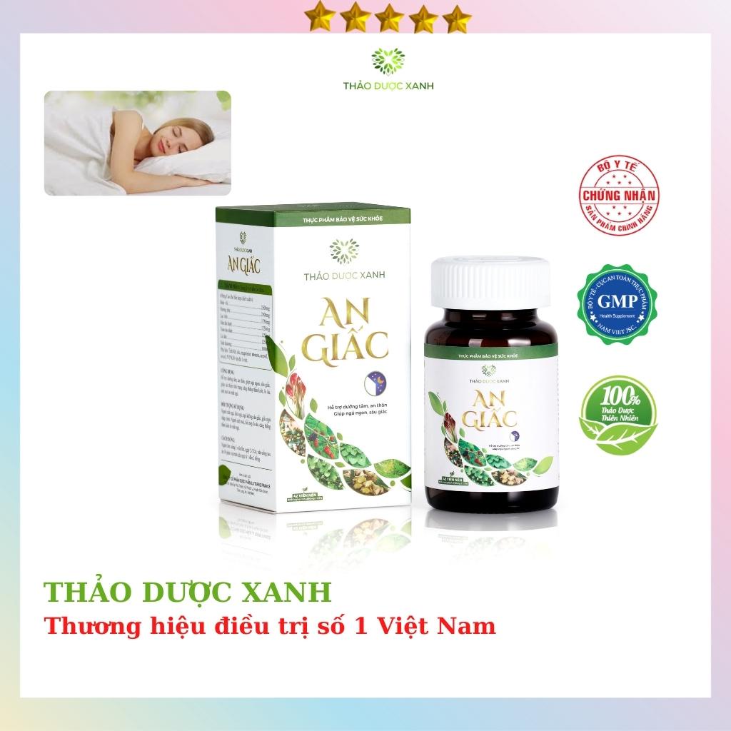 Viên uống Mất Ngủ AN GIẤC TDX dành cho người rối loạn giấc ngủ, ngủ ko sâu giấc, khó ngủ, mất ngủ kéo dài