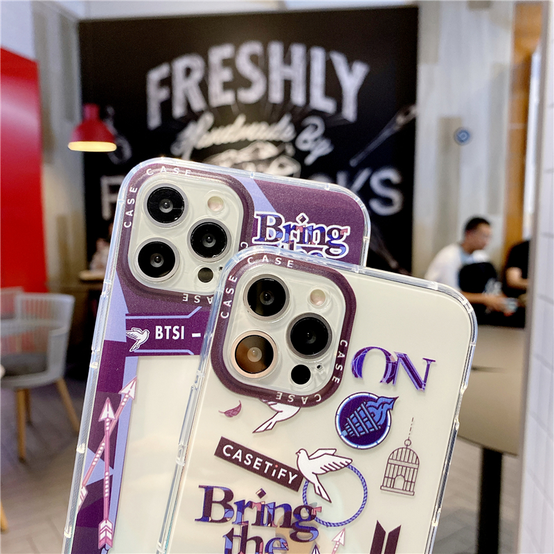 Fashion Korea BTS Phone Case for SAMSUNG A51 A71 M51 A81 A91 A70 A32 5G A52 4G/5G A72 4G/5G Casetify Shockproof Transparent Soft TPU Cover | BigBuy360 - bigbuy360.vn
