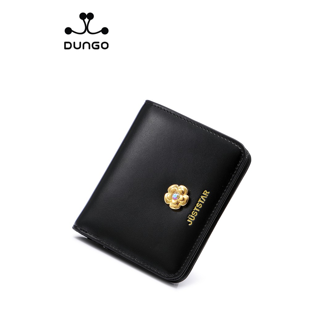 Ví Tiền JUST STAR Da Thật Vàng/ Đen/ Trắng JU070706
