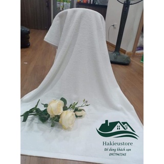 Khăn tắm khách sạn cotton, khăn nhà nghỉ ( kích thước: 70*140 *380g ) giá sỉ