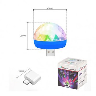 Đèn led vũ trường chớp theo nhạc K868 cổng 2in1