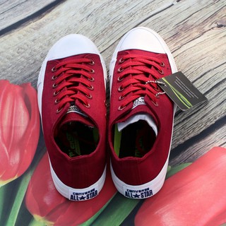 Giày Sneaker Chuck 2 Đỏ Đô Nữ Cổ Thấp ZRF