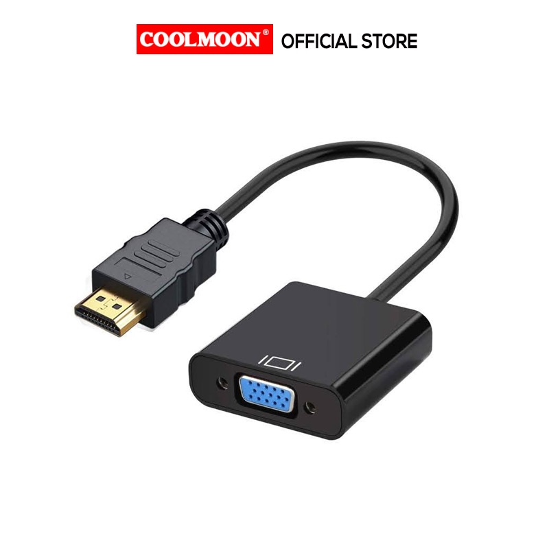 Cáp chuyển đổi HDMI sang VGA 15cm (Đen)